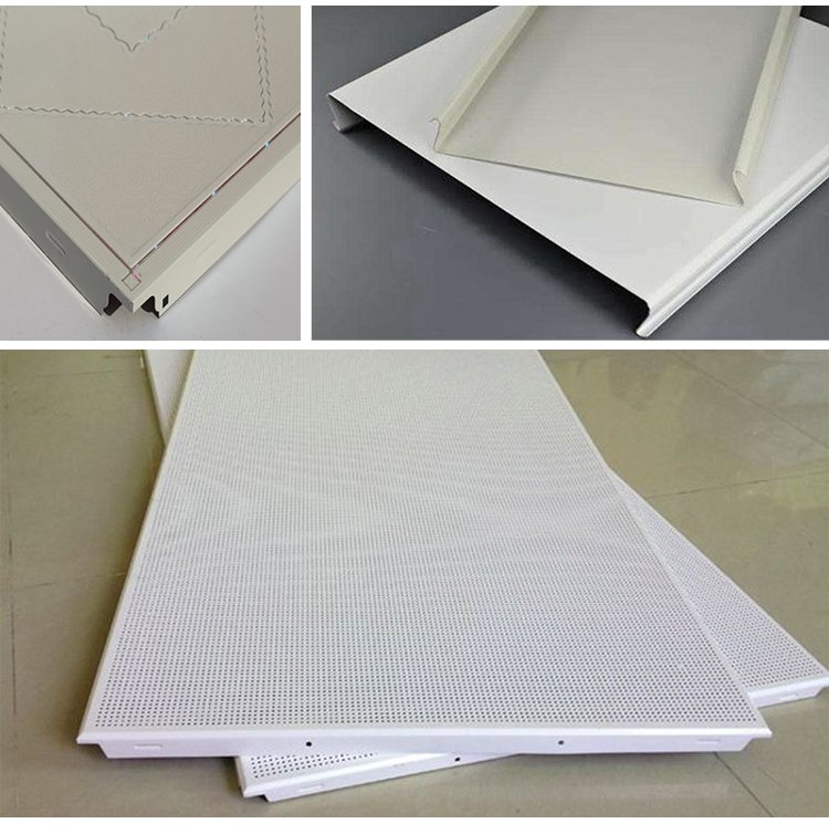 鋁扣板集成吊頂 白色鏤空方形裝飾定制與安裝指南